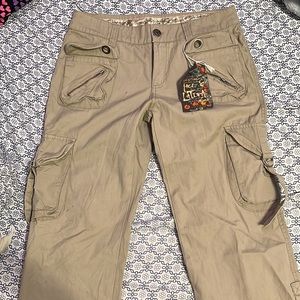 Selling: Tan cargo pants. Size 7.
